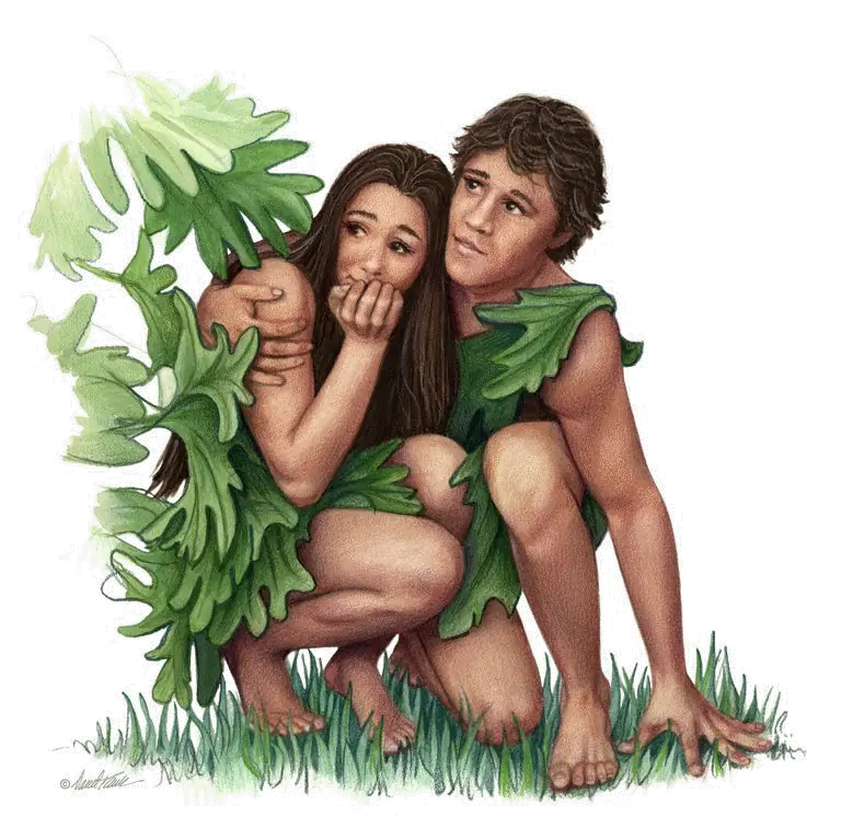 adam and eve ashamed and naked