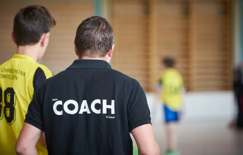 Coach training students