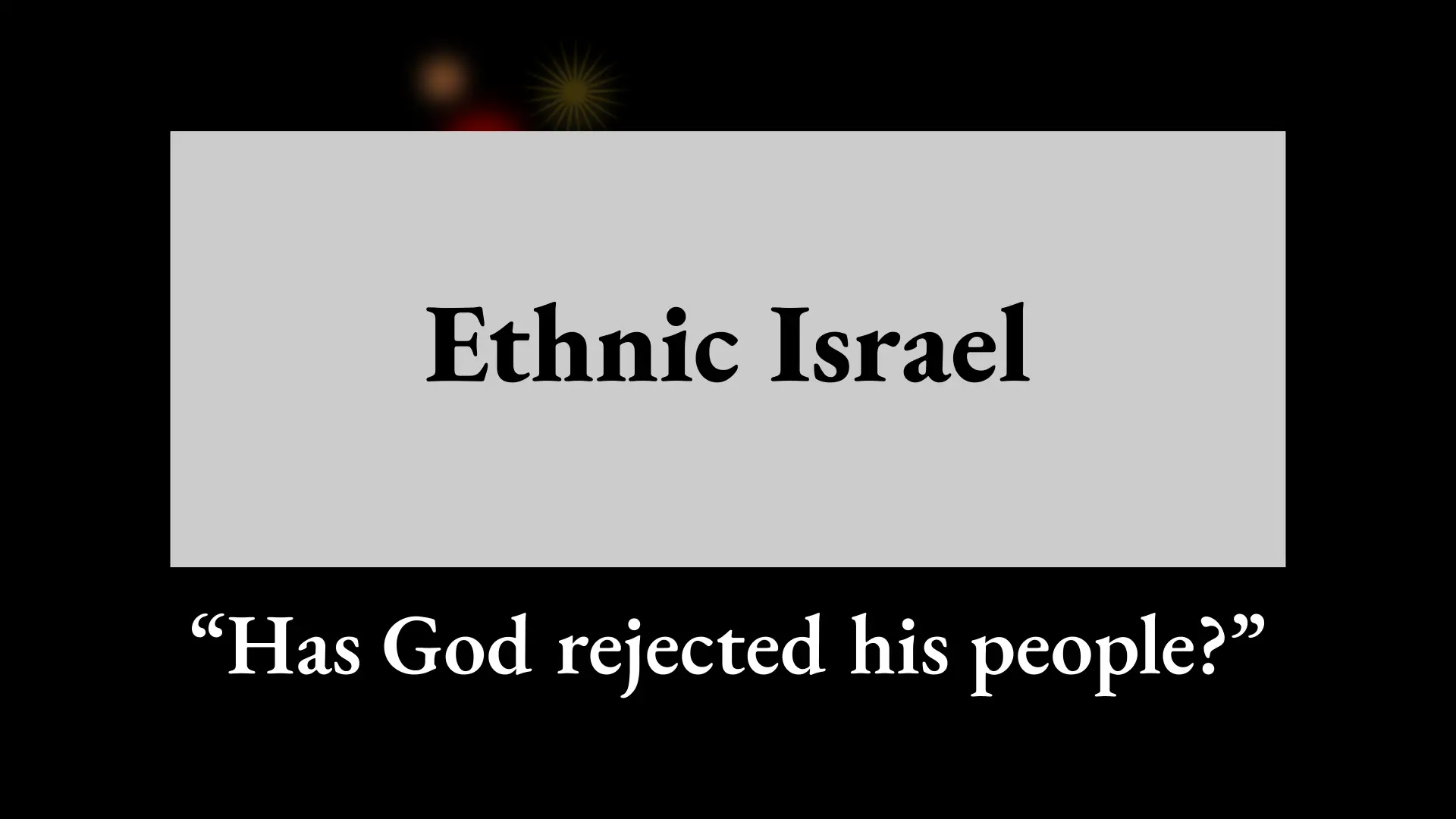 Ethnic Israel slide