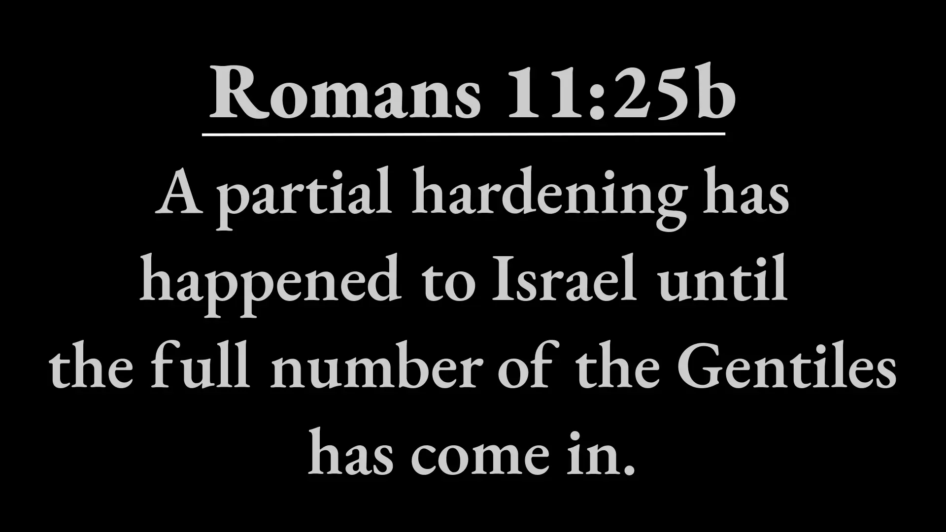 even the Israel slide