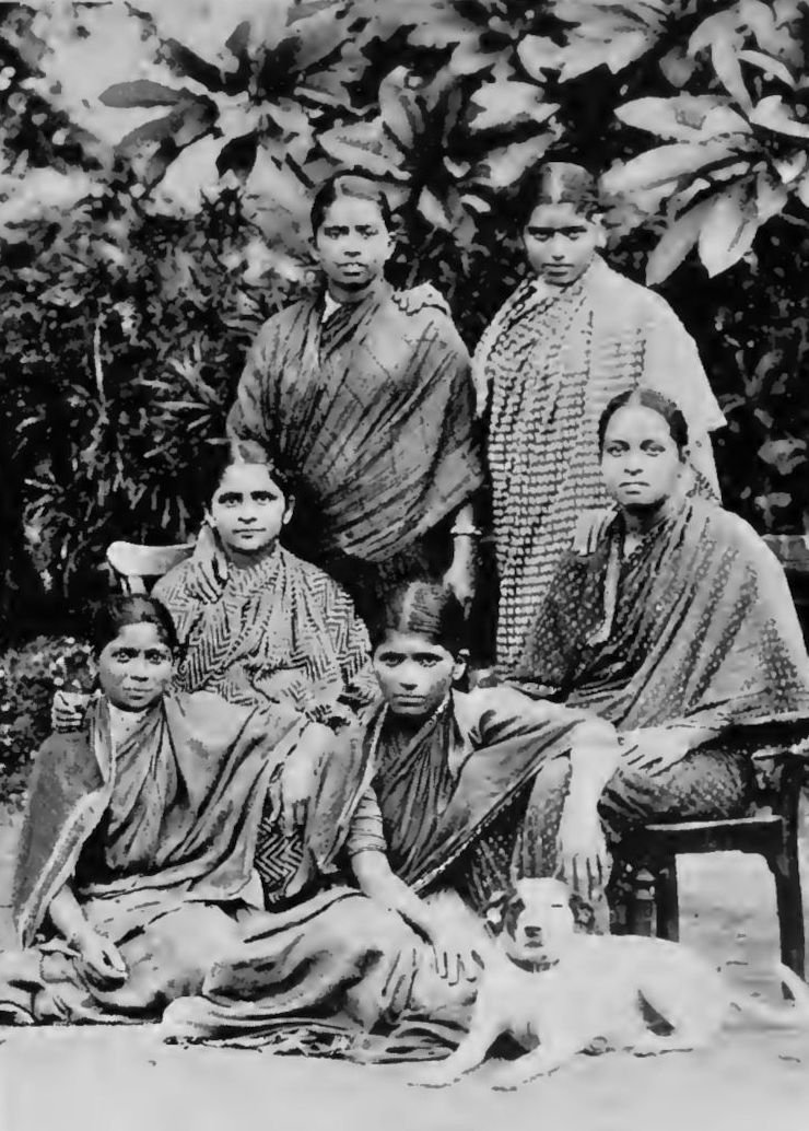 Six Pupils of the Sharada Sadan