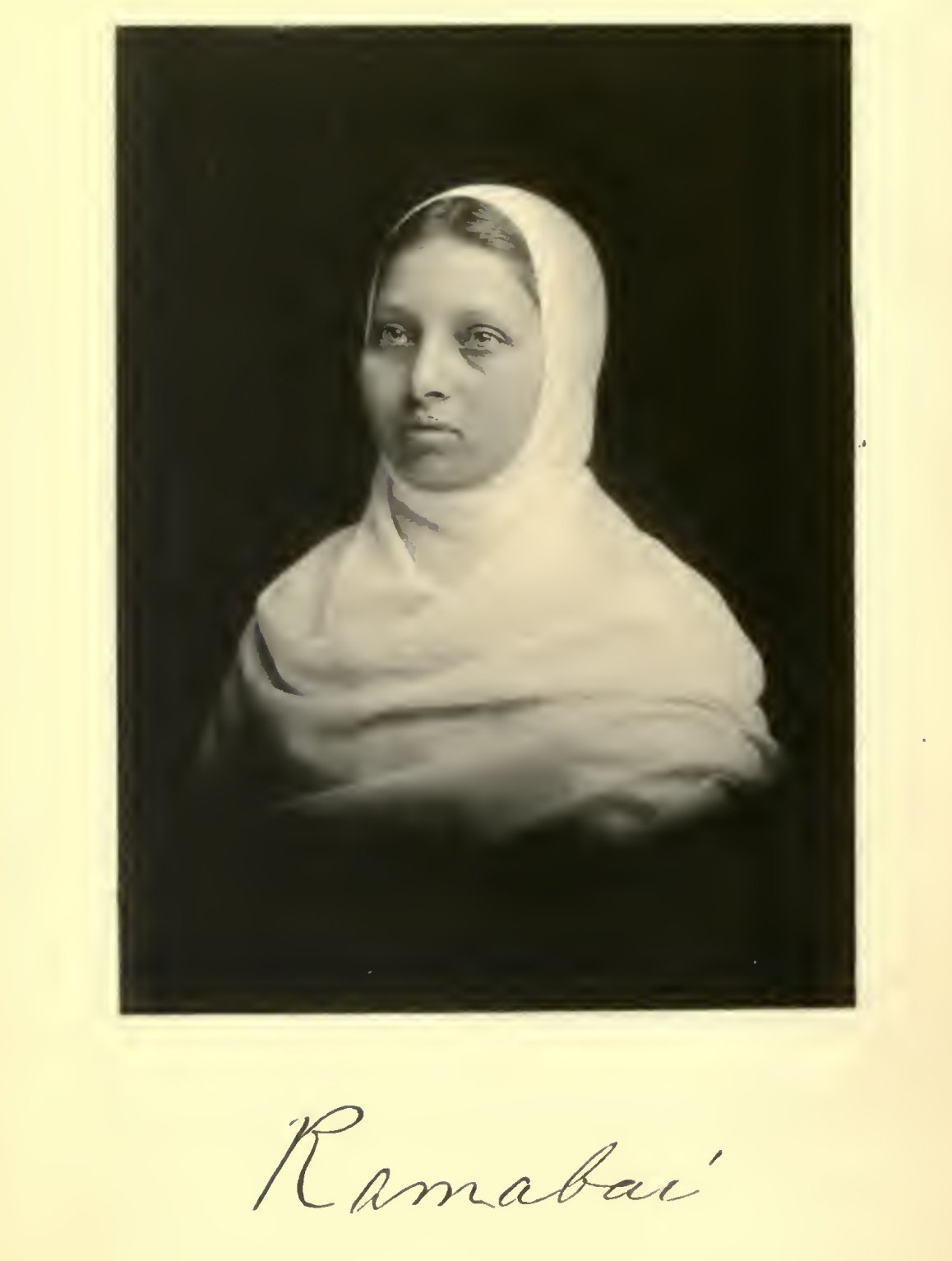 Portrait of Ramabai
