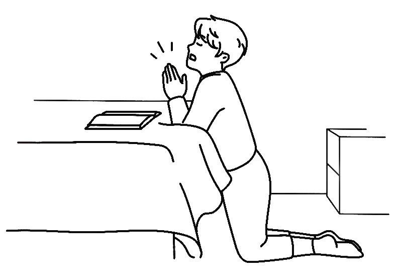 ദൈവത്തോടു്  സംസാരിക്കാൻ കണ്ണടച്ചു്  സംസാരിച്ചാൽ മതി